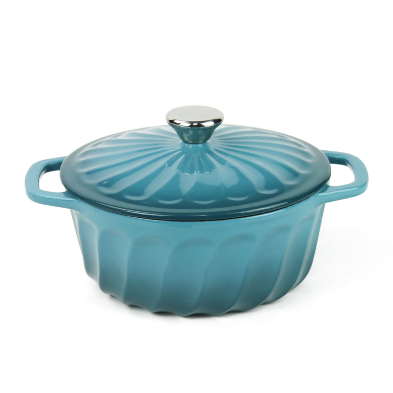 new type cast iron enamel coating cute pot casserole
