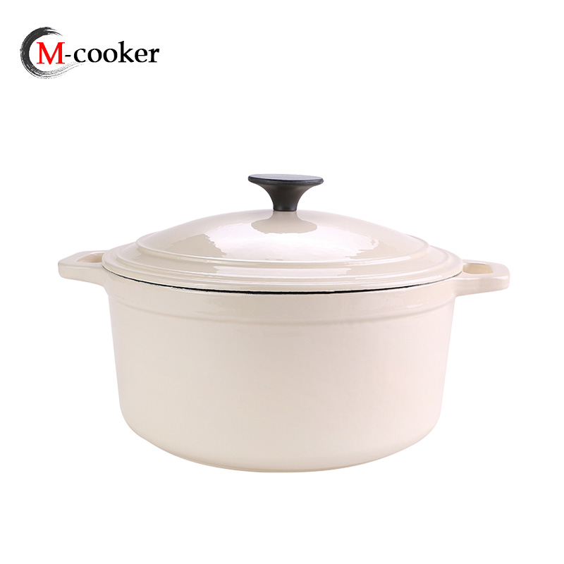 enamel coating cast iron cookware casserole pot