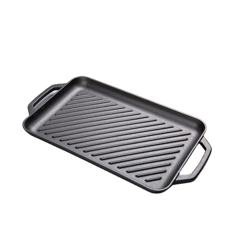 37*23.5cm Cast iron griddle