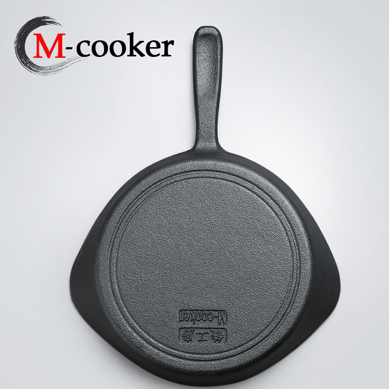 Cast iron carton pan