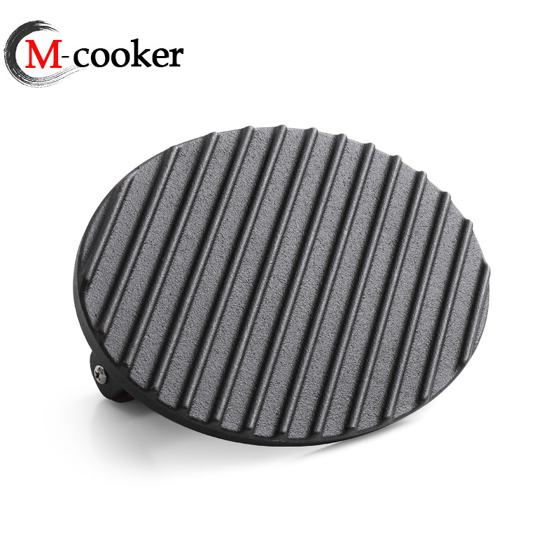 Cast iron oval grill