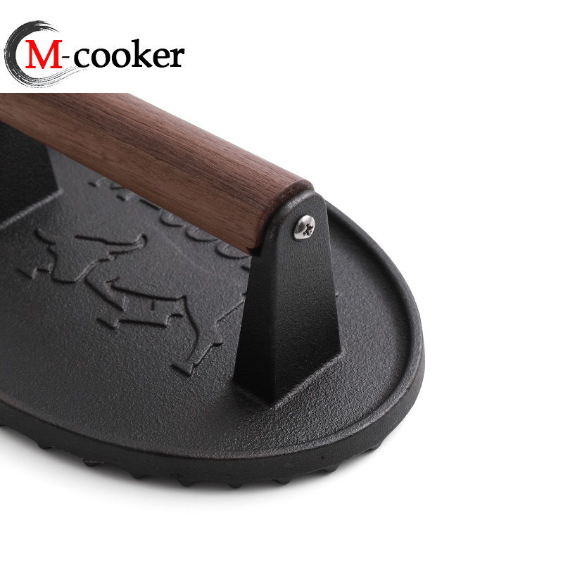 Cast iron oval grill