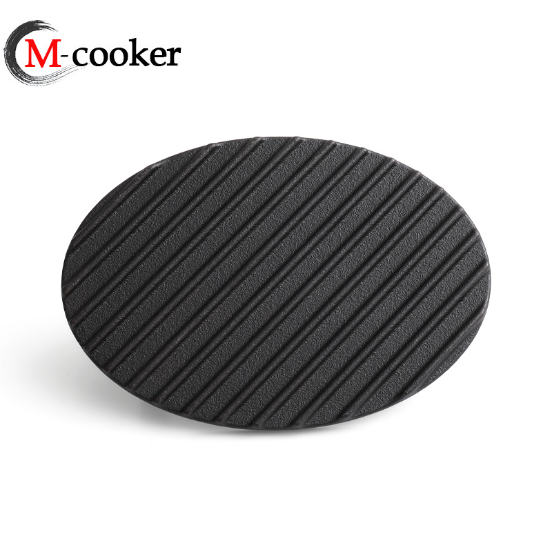 Cast iron oval grill