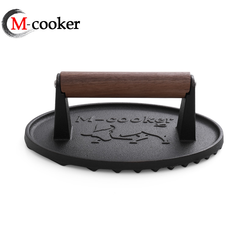 Cast iron oval grill